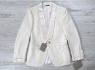 Bnwt  4995 Tom Ford Ivory Wool Mohair Shawl Lapel Tuxedo  38 40 50 Dinner Jacket