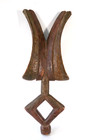 Vintage Two-faced  janus  Reliquary Figure Mahongwe Or Shamay   Peoples Of Gabon