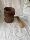 Wooden Mortar And Pestle