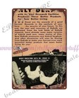 Mancave 1956 Dekalb Seed Corn Farmer Chicken New Madison Ohio Metal Tin Sign