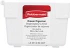 36 Pieces Rubbermaid Drawer Organizer Rectangular 12  X 3  X 2  White   2912