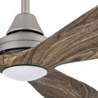Levanto 52 In  Indoor Brushed Nickel Led Ceiling Fan W Remote Control