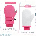 Lpmoera Toddler Mittens Waterproof Kids Winter Ski Gloves Baby Mittens For Bo   
