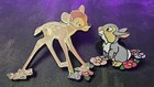 Wdw - Bambi And Thumper - Flowers Set - Disney Pin 4793