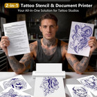 Tattoo Stencil Printer  2-in-1 Wireless Bluetooth Thermal Printer For Tattoo Ste