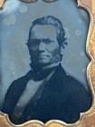 Antique Davis   Company Ambrotype Gentleman Portrait Boston Trade Card 9th Plate