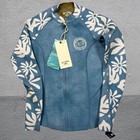 Billabong Wetsuit Jacket Surf Capsule Peeky Blue Zip Top Blue Women s Small