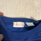 Vintage 70s 80s Coca-cola Crewneck Sweatshirt Blue White Spell Out Logo