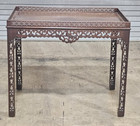 Kittinger Williamsburg Mahogany Chippendale Byrd China Table Cw 192 Rare