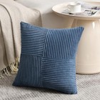 Fancy Homi Decorative Throw Pillow Covers 18  X 18   pack Of 1  Dusty Blue