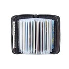 Genuine Leather Credit Card Holder Wallet Rfid Blocking Secure Card Case Id C   