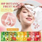 10 Pack Variety Facial Sheet Masks Skin Care Set  Hydrating Bulk Sheet Face Mask