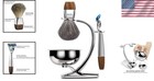 Essential Shaving Kit With Luxury Badger Brush  Razor   Stand - All Skin Types
