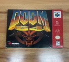 Doom 64  - N64 Nintendo 64 - Box Manual Registration Card Only - No Game