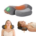 3-in-1 Heated Neck Massager Pillow - Rechargeable  Soothing Relief For Stress  