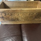 Vintage Peters 410 Gauge Wooden Ammunition Box 14x6x6
