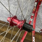 Vintage Ringle 26 In Wheel Set Red Rpm Xc Rim Hoop 135 Mm Usa Made 8s Mtb