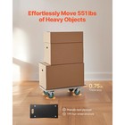 Furniture Dolly 551 Lbs Furniture Moving Dollies With 4 Tpr Silent Wheels