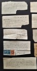 1811-66 Antique Ephemera Handwritten 15p Receipts Lymen Limerick York Me Roberts