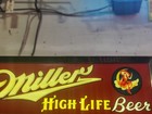 Vintage Miller Genuine Draft Neon Beer Sign     Rare Bar Light     Man Cave Pub Deco