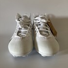 Nike Men   s 7 Huarache 9 Elite Mid Lax Lacrosse Cleats White black Fd0088-101