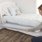 Extra Long Hideaway Bedrail  Gray Baby Safety Rail  Safety Bed Rail