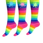 Girls Socks Slime Birthday Party Favors Knee High Stockings Boot Sock Leggings  