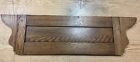 Atq Salvage Cherry Wood Door Pediment Header Crafter 36 5    Long Reclaimed
