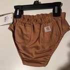 Carhartt Baby Diaper Cover Pants 9 Months Golden Brown New With Tags