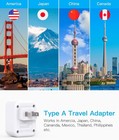 Us To Japan Plug Adapter   Japan Power Adapter With 2 Outlets 3 Usb Ports 2 Usb
