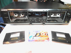 Jazzed Sony Tc-we435 Dual Cassette  New Belts And New Look With Plexiglass Doors