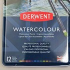 Derwent  12 Pack  Watercolour Pencils Metal Tin Water Soluble Color Layer 3288i