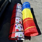 Two Pop Up Kids Play Tunnels With Carrying Bag Polka Dot Theme