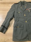 Vintage U s  Army Green 44 Wool Serge Dress Uniform Jacket 1956 Size 39l     16