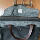 Filson Original Briefcase Harris Tweed Laptop Commuter Bag Black Twill Cotton