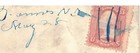 Us  94 F Grill On Cover Manuscript Cancel To Logansport In W clear View Of Grill