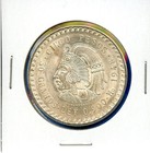 1948 Mexico 5 Peso Cuauht  moc Silver Coin  73 Bu Brilliant Uncirculated 