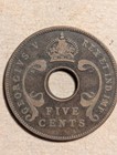 1923 East Africa 5 Cents