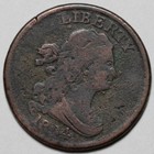 1804 Draped Bust Half Cent - Weak Spiked Chin - Us 1 2c Copper Coin