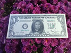 Vtg Ephemera Funny Money Hillary Clinton Zero Cents 2005