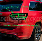 For Grand Cherokee 2014-21 Tail Light Black Smoke Tint Rear Precut Overlay Vinyl