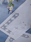 Denmark Permin Of Copenhagen Hardanger Table Runner Kit  Model 63-8665