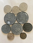 Denmark   Sweden   re Coin Lot 1901   1961     10 Coins     Nordic Collectables