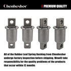 Rb-268 4pcs Leaf Spring Bushing Fits For Freightliner Fasii Airliner 1990 
