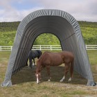 Shelterlogic Roundtop 14 x32 x12  Instant Garage Shelter Agricultural Model