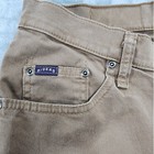 Vintage Riders Jeans Womens 16 L Long Brown High Rise Straight Leg Stretch Denim