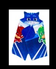 Pj Masks Beach bath Hooded Towel Wrap 100  Cotton 50  X 24  Catboy Gekko Owlette