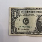 1999 Misalignment Offset Printing Transfer Error  1 Federal Reserve Note