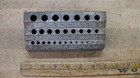 Vntg Drill Stand Usa Drill Index Stand for Bits 1 16 -1 2  holes For 29 Bits vgc