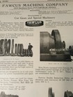 1923 Vintage Advertising Fawcus Machine Company 2820 Smallman St Pittsburgh Pa